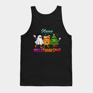 Happy Hallothanksmas Holiday Tank Top